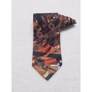 vintage 1996 Ralph Marlin "Handyman Tools" Men's Necktie Tie Polyester